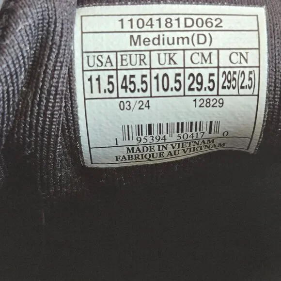 Brooks Mens Ghost 16 Sneakers 11.5 D /45.5 Running Athletic Shoe Black Lava EUC - Picture 7 of 10